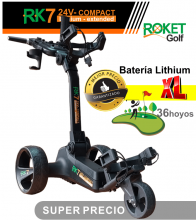 Carro de golf el�ctrico ROKET RK7 COMPACT