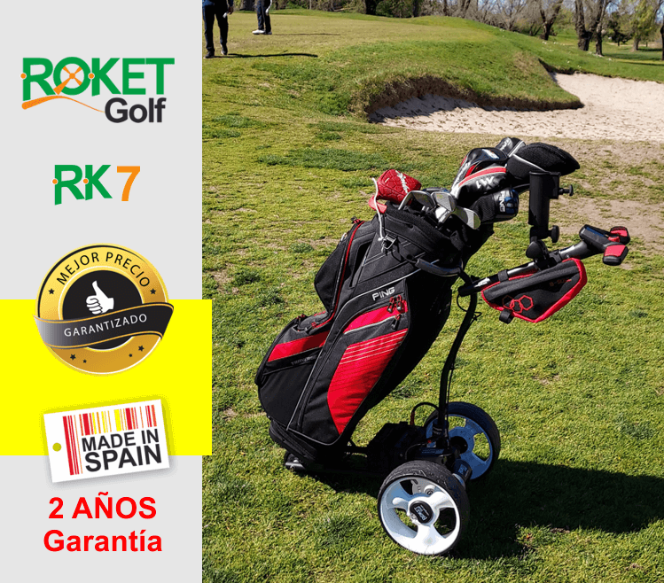 Carro de golf eléctrico ROKET RK7 SIN BATERÍA