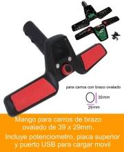 Mango, para carros con brazo de 39x29mm.