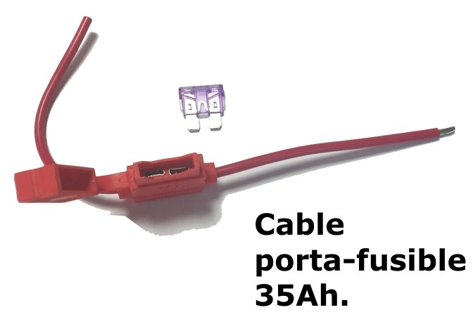 Cable PORTA-FUSIBLE 35Ah.
