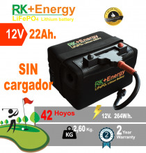BATER�A DE LITIO RK+Energy 12V. 22Ah. SIN CARGADOR